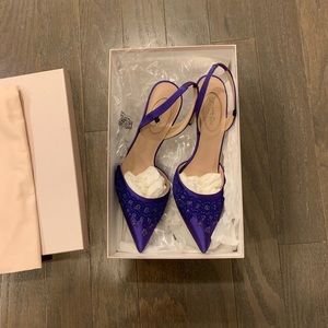 New SJP sling back heels.